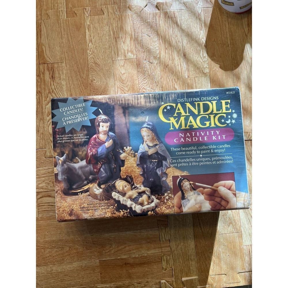 Candle Magic Nativity Candle Kit by Distlefink Designs #51821, Factory-Sealed